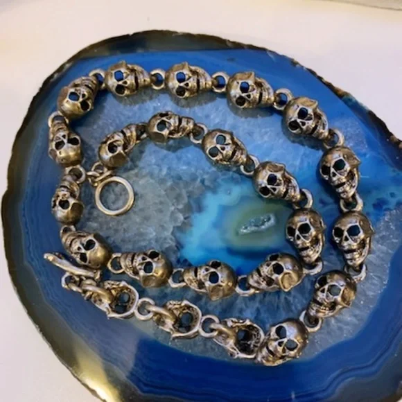 Vintage Amigaz skull Necklace Unisex!!!(Mens listing) - Picture 2 of 5